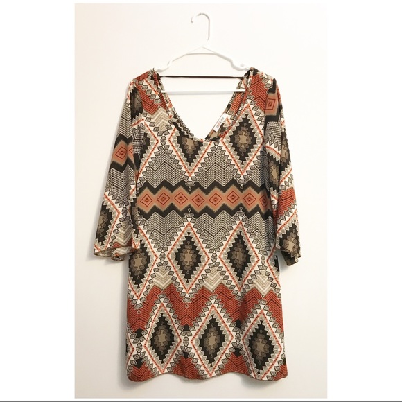steezyer Dresses & Skirts - Steezyer // Aztec Dress